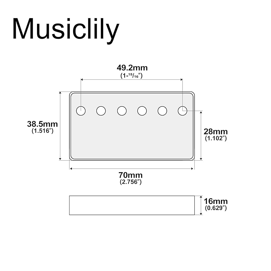 capi ハンドフック② Amazon.com: Musiclily Pro 49.2mm Nickel Silver Alloy